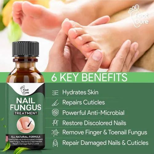 Fast Nail Fungus Treatment & Repair Serum – Anti-Fungal Nail Care Gel for Healthy, Strong Nails